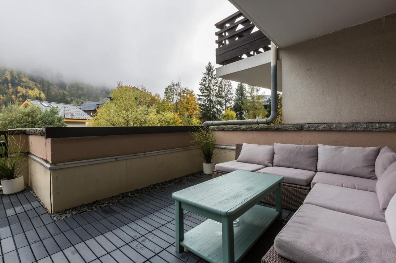 Apartment With Terrace Gentianes 1 Centre Chamonix By Aiguille Du Midi Eksteriør billede